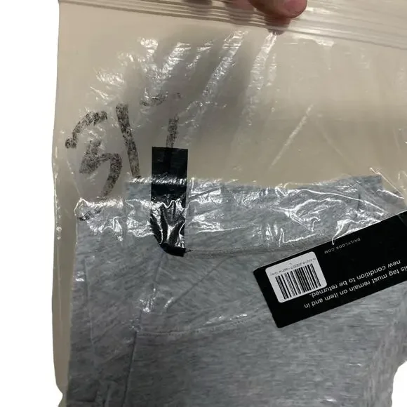 NWT! Bobi LA  Ruched Side Surplice Tank Dress Womens Size L - Picture 10 of 10